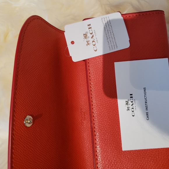 Coach Watermelon Slim Envelop Wallet - Picture 4 of 9